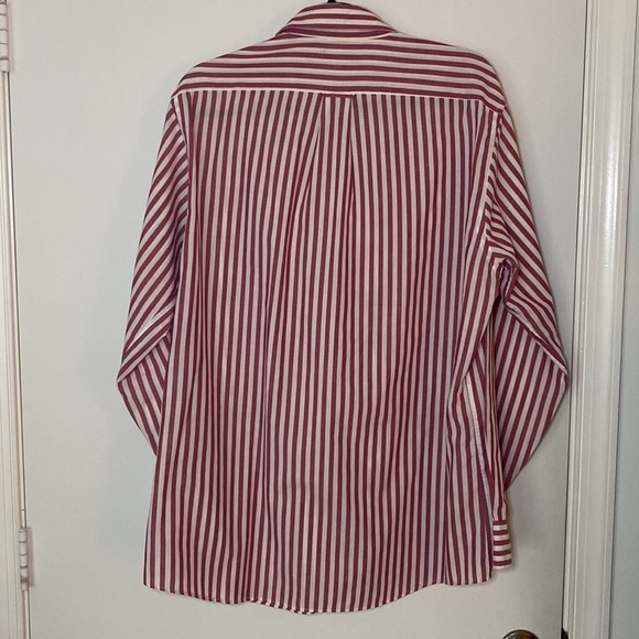 Red striped button down - Picture 6 of 10